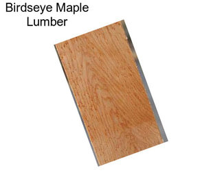 Birdseye Maple Lumber