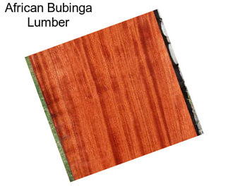 African Bubinga Lumber