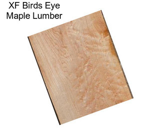 XF Birds Eye Maple Lumber