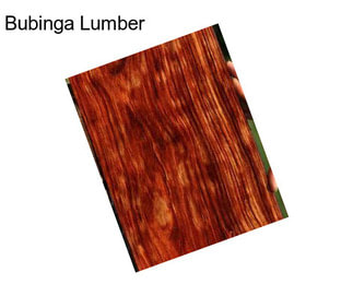 Bubinga Lumber