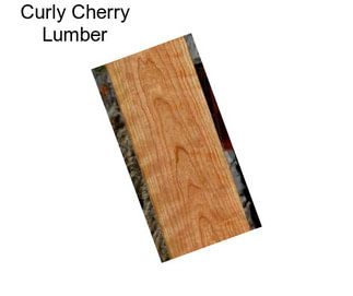 Curly Cherry Lumber