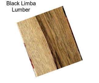 Black Limba Lumber