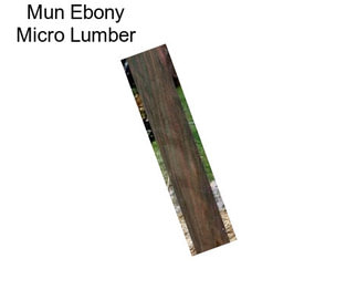 Mun Ebony Micro Lumber