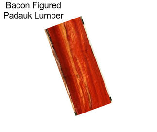 Bacon Figured Padauk Lumber