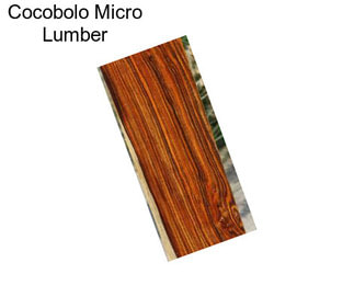 Cocobolo Micro Lumber