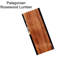 Patagonian Rosewood Lumber