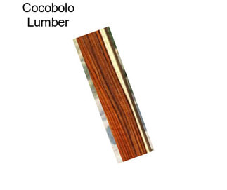 Cocobolo Lumber