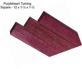 Purpleheart Turning Square - 12 x 1-½ x 1-½