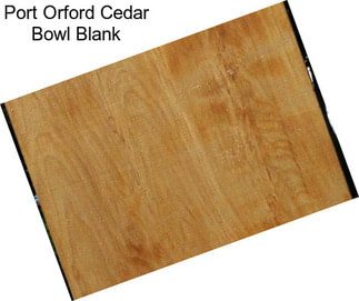 Port Orford Cedar Bowl Blank