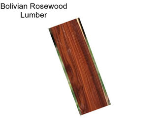 Bolivian Rosewood Lumber