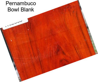 Pernambuco Bowl Blank