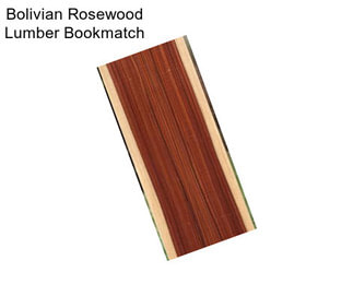 Bolivian Rosewood Lumber Bookmatch