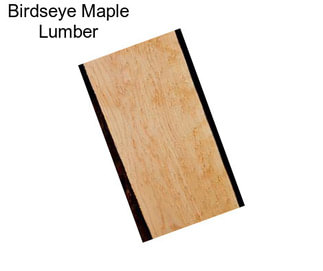 Birdseye Maple Lumber