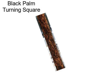 Black Palm Turning Square