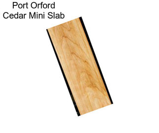 Port Orford Cedar Mini Slab