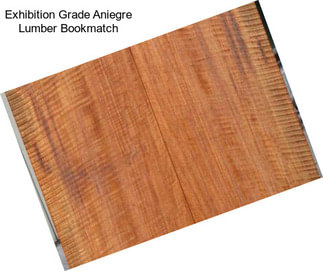 Exhibition Grade Aniegre Lumber Bookmatch