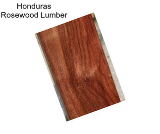 Honduras Rosewood Lumber