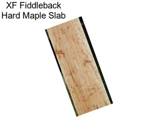XF Fiddleback Hard Maple Slab
