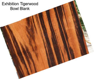 Exhibition Tigerwood Bowl Blank