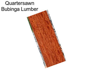 Quartersawn Bubinga Lumber