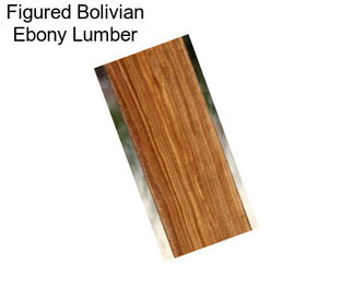 Figured Bolivian Ebony Lumber