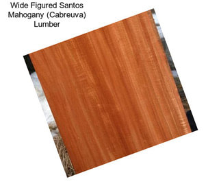 Wide Figured Santos Mahogany (Cabreuva) Lumber
