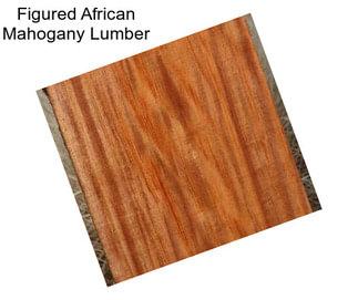 Figured African Mahogany Lumber