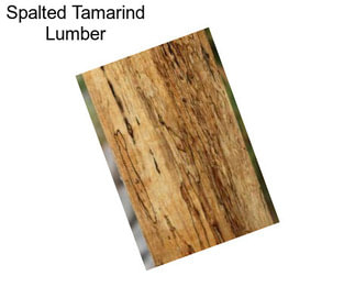 Spalted Tamarind Lumber