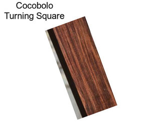 Cocobolo Turning Square