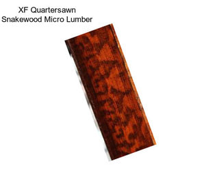 XF Quartersawn Snakewood Micro Lumber