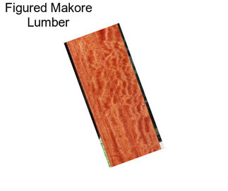 Figured Makore Lumber