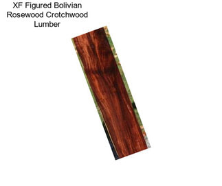 XF Figured Bolivian Rosewood Crotchwood Lumber