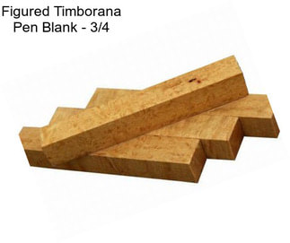 Figured Timborana Pen Blank - 3/4\