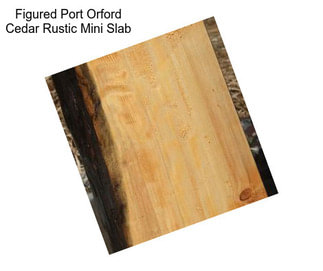 Figured Port Orford Cedar Rustic Mini Slab