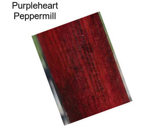 Purpleheart Peppermill