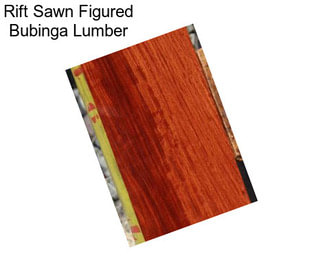 Rift Sawn Figured Bubinga Lumber