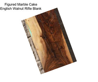 Figured Marble Cake English Walnut Rifle Blank