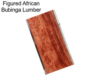 Figured African Bubinga Lumber