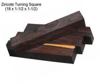 Ziricote Turning Square (18\