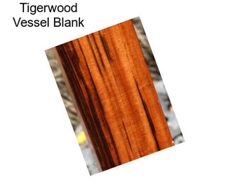 Tigerwood Vessel Blank