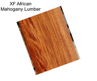 XF African Mahogany Lumber