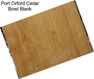 Port Orford Cedar Bowl Blank