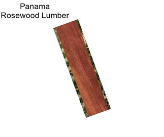 Panama Rosewood Lumber