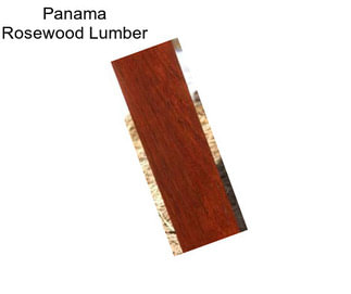 Panama Rosewood Lumber