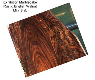 Exhibition Marblecake Rustic English Walnut Mini Slab