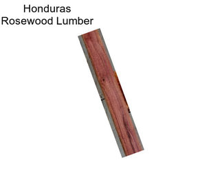 Honduras Rosewood Lumber