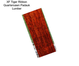 XF Tiger Ribbon Quartersawn Padauk Lumber