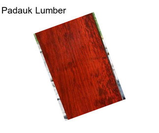 Padauk Lumber