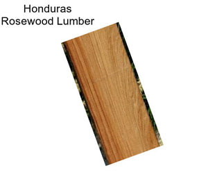 Honduras Rosewood Lumber