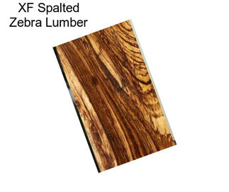 XF Spalted Zebra Lumber